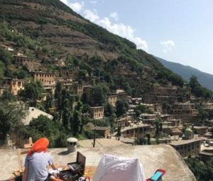 تابلو نقاشی رنگ روغن ماسوله