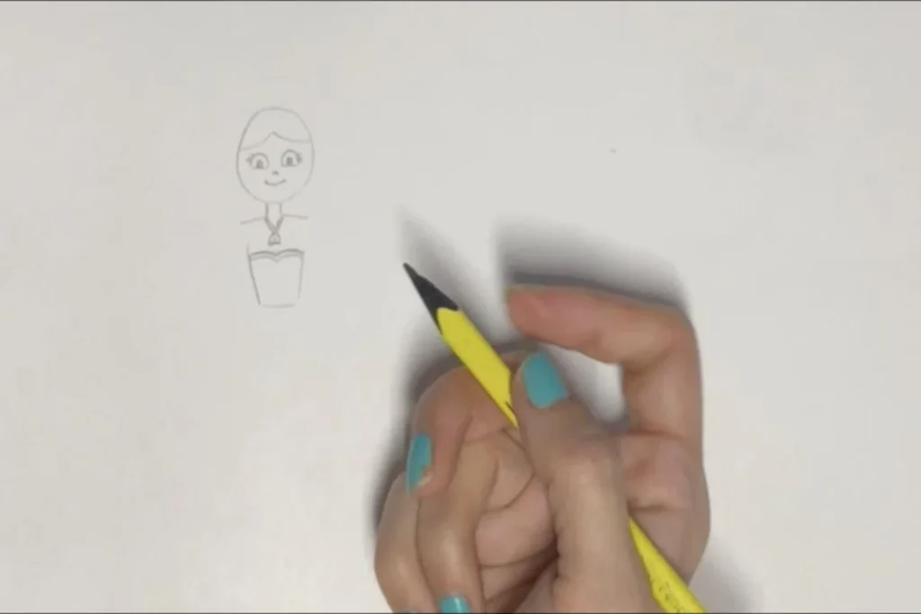 نقاشی ساده و زیبا پری دریایی