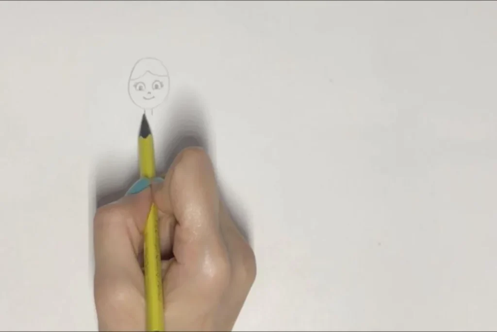 نقاشی ساده و زیبا پری دریایی