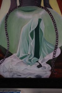 تابلو نقاشی رنگ روغن آدم و حوا