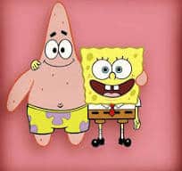 نقاشی باب اسفنجی و پاتریک آسان