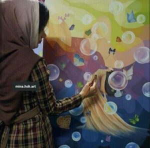 تابلو نقاشی رنگ روغن سرخوش