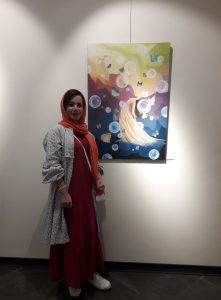 تابلو نقاشی رنگ روغن سرخوش