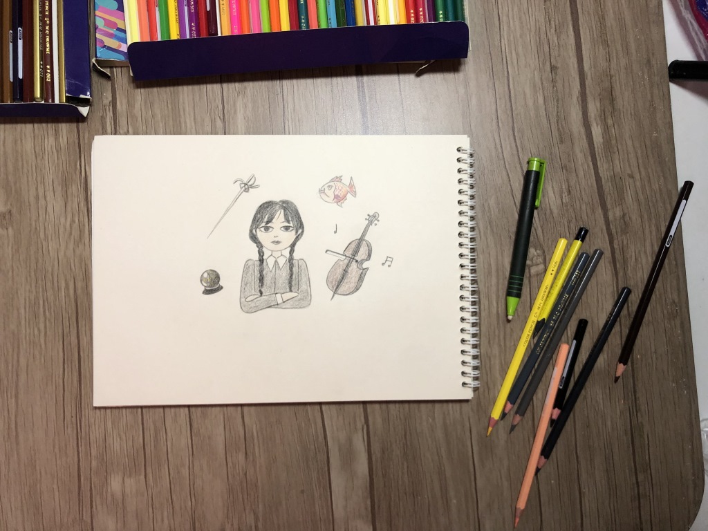 نقاشی ونزدی حاشیه دفتر مشق