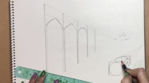 پرسپکتیو بازارچه پل دایره بیضی