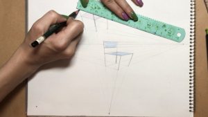 آموزش پرسپکتیو سه نقطه صندلی