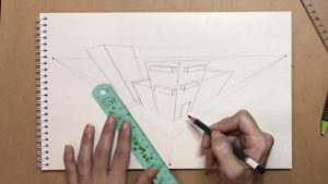 پرسپکتیو سه نقطه شهر