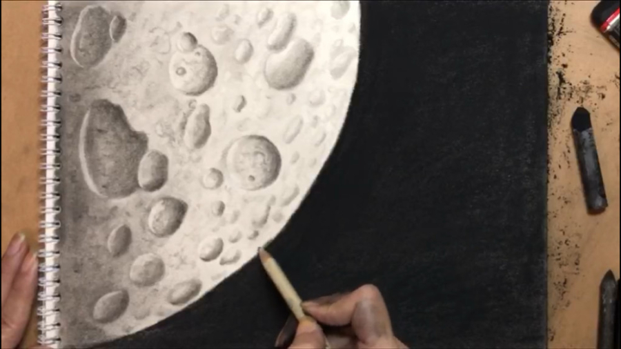 طراحی ماه چگونه ماه بکشیم