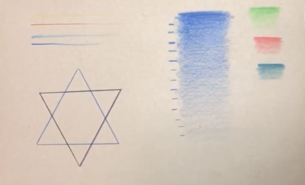 آموزش چرخه رنگ نقاشی با مداد رنگی