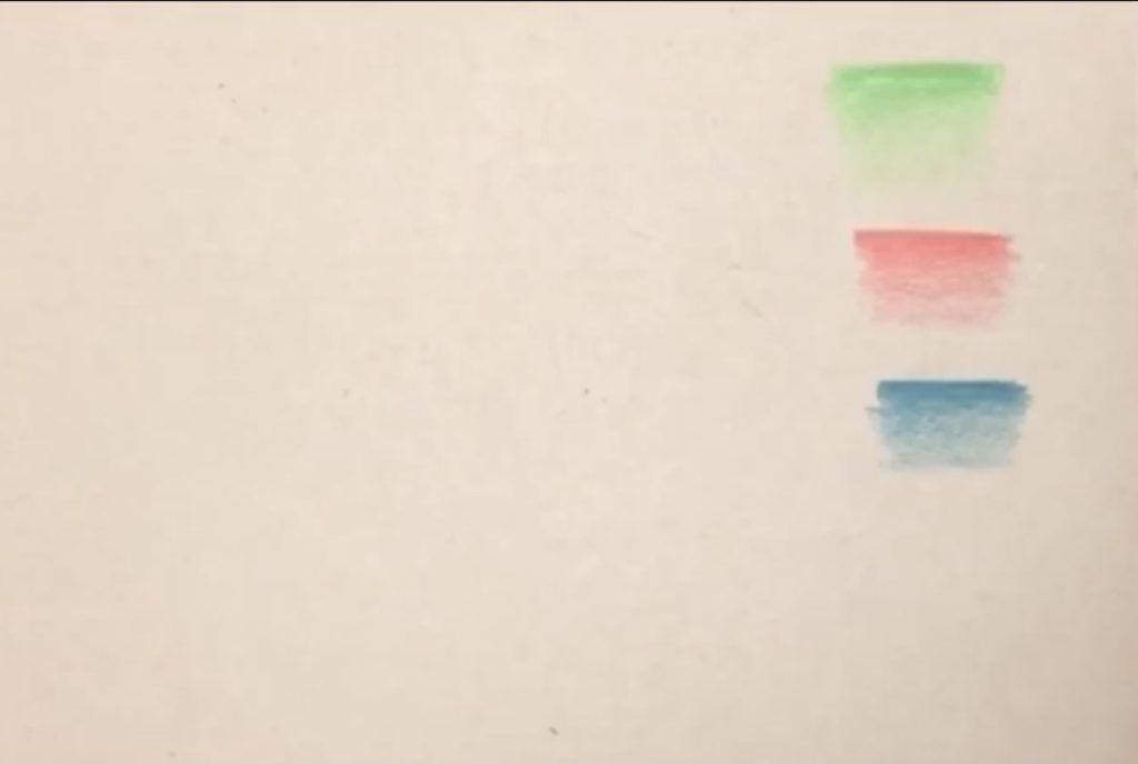 تمرین اول نقاشی با مداد رنگی