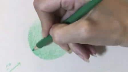 آموزش نقاشی گوی مداد رنگی