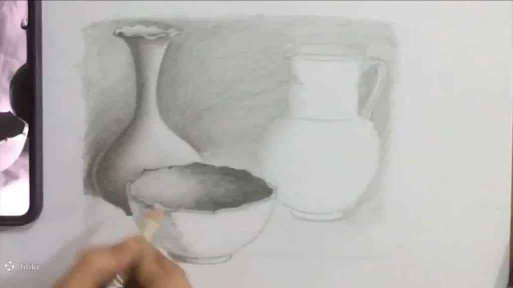 نقاشی کوزه و لیوان طراحی کوزه سفالی با مداد آسان آموزش آنلاین