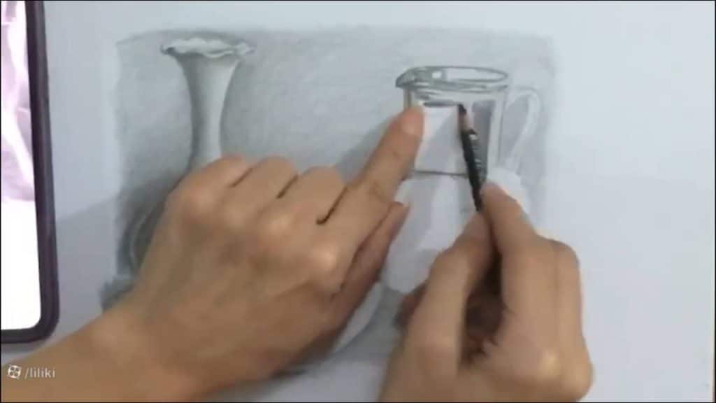 نقاشی کوزه و لیوان طراحی کوزه سفالی با مداد آسان آموزش آنلاین