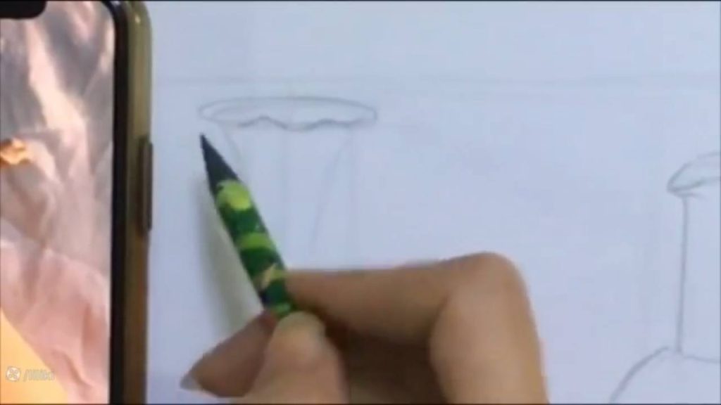 نقاشی کوزه و لیوان طراحی کوزه سفالی با مداد آسان آموزش آنلاین