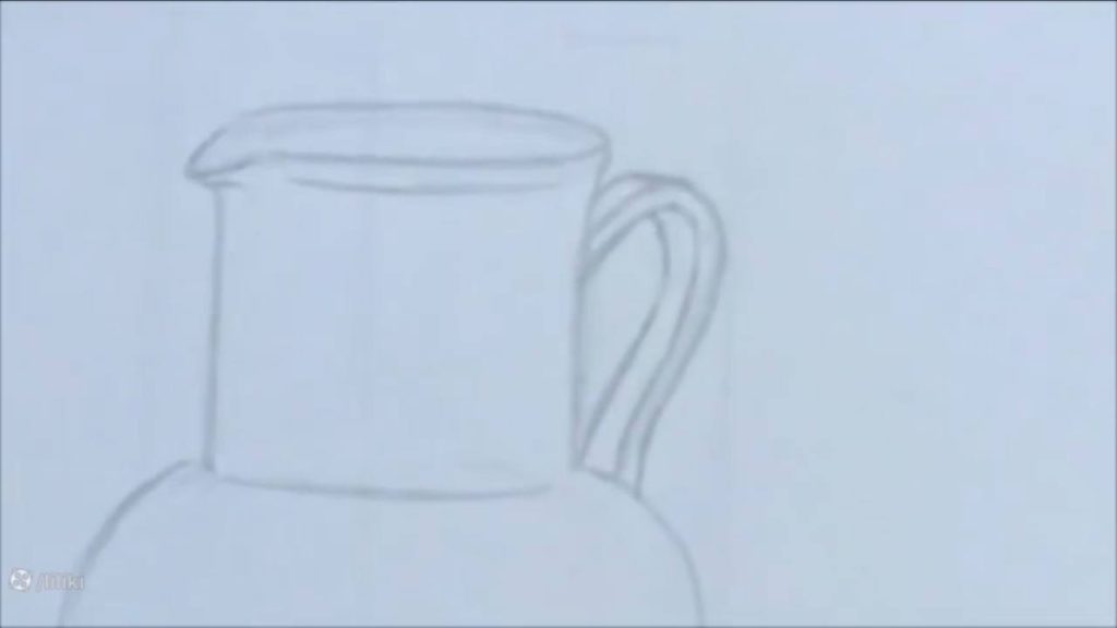 نقاشی کوزه و لیوان طراحی کوزه سفالی با مداد آسان آموزش آنلاین