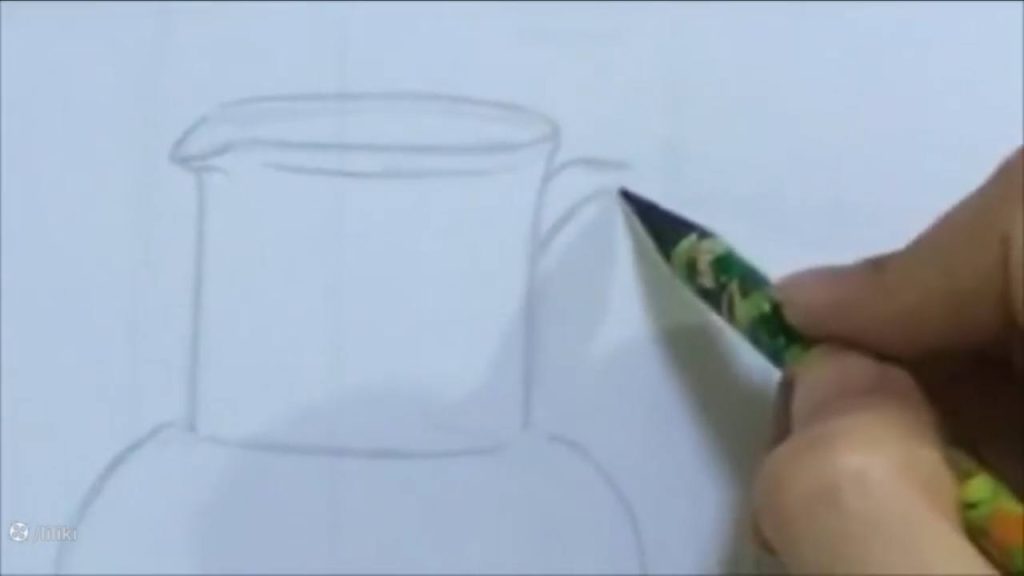 نقاشی کوزه و لیوان طراحی کوزه سفالی با مداد آسان آموزش آنلاین