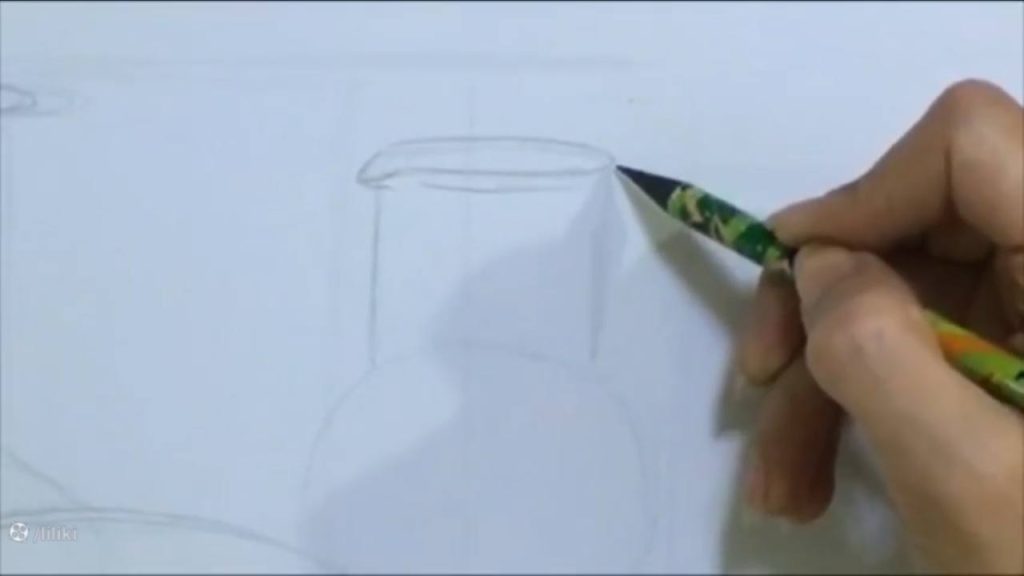 نقاشی کوزه و لیوان طراحی کوزه سفالی با مداد آسان آموزش آنلاین