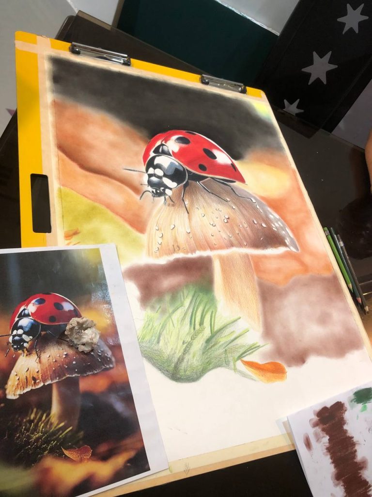 آموزش نقاشی هایپر رئال رشت