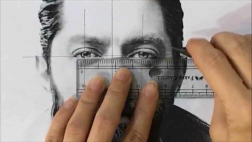 آموزش طراحی چهره از روی عکس