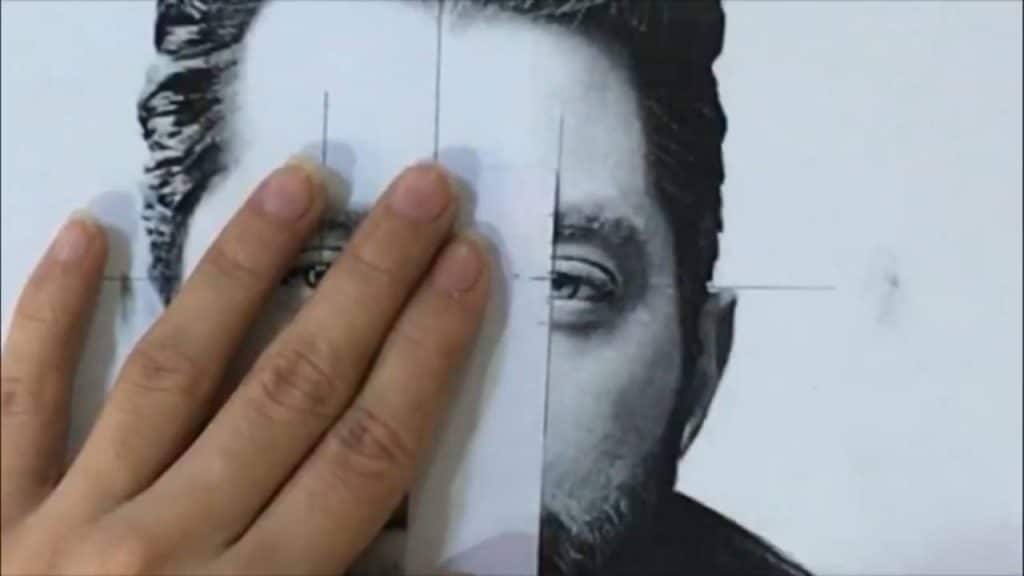 آموزش طراحی چهره از روی عکس