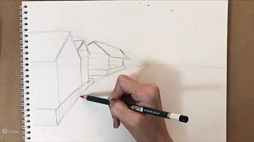 آموزش نقاشی منظره طبیعت با مداد سیاه | قسمت اول