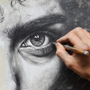 دوره آنلاین آموزش نقاشی سیاه قلم حرفه ای