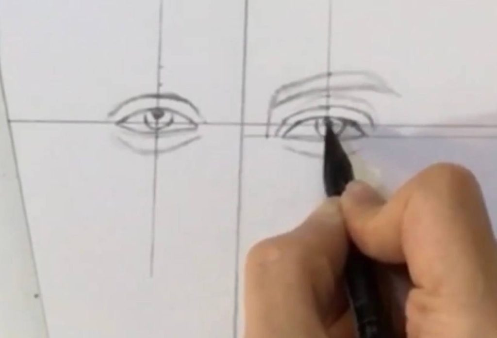 آموزش طراحی چهره از روی عکس