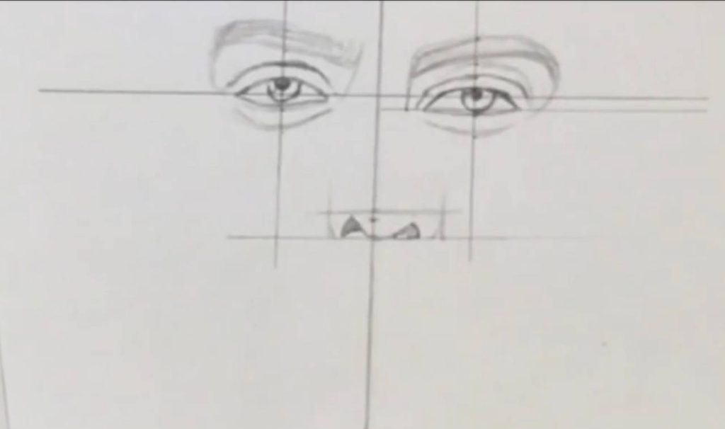 آموزش طراحی چهره از روی عکس