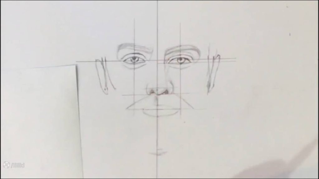 آموزش طراحی چهره از روی عکس