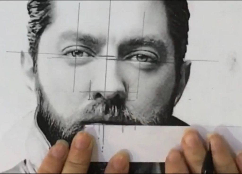 آموزش طراحی چهره از روی عکس