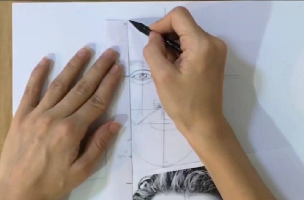 آموزش طراحی چهره از روی عکس