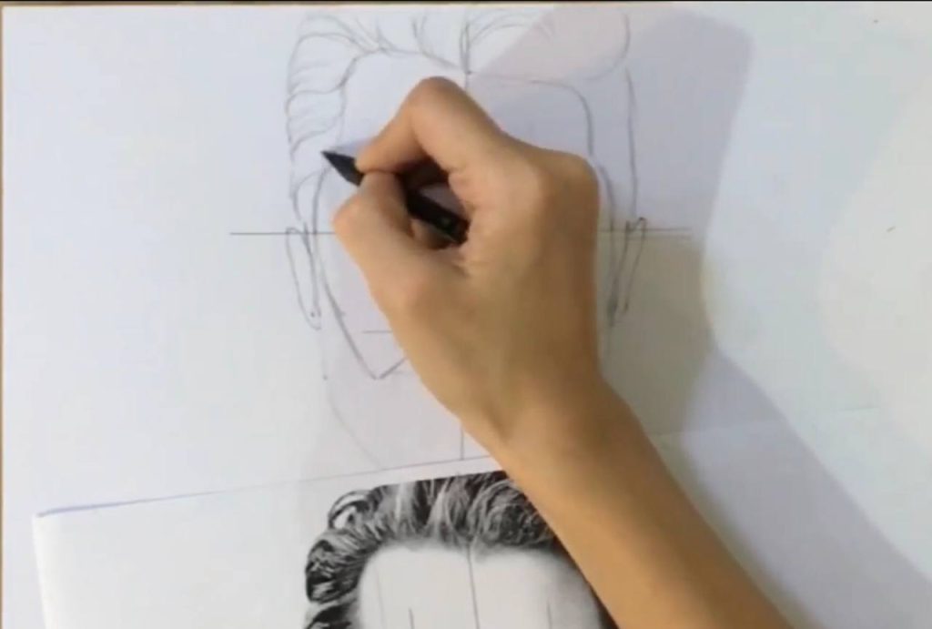 آموزش طراحی چهره از روی عکس