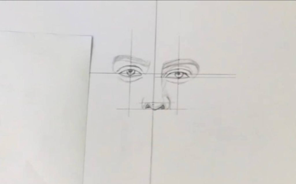 آموزش طراحی چهره از روی عکس