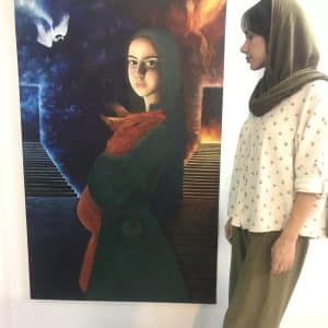 تابلو نقاشی رنگ روغن فریب دلسوزی