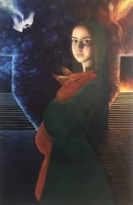 تابلو نقاشی رنگ روغن فریب دلسوزی - Image 2