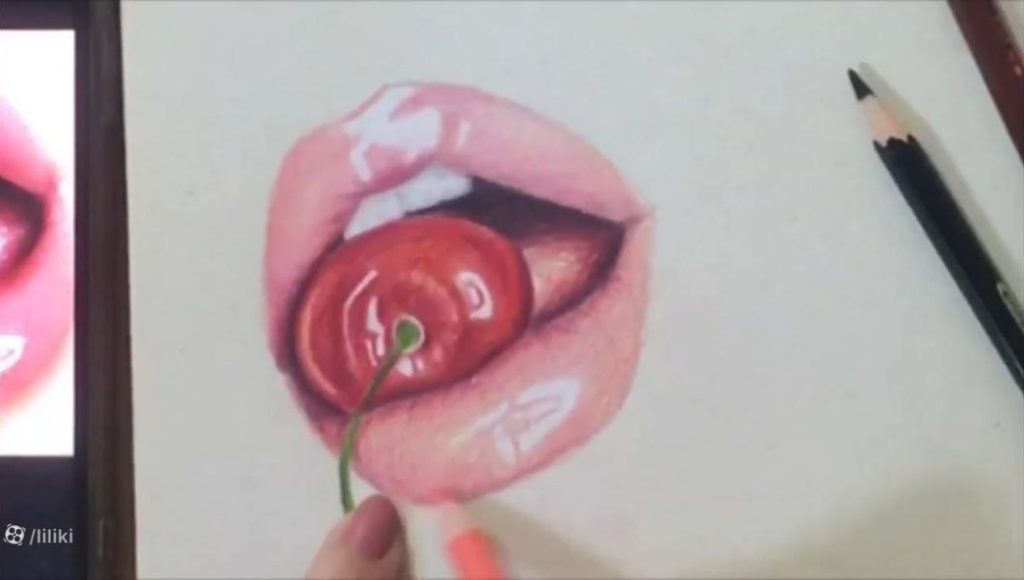 تقویت تیرگیها با شماره ۱۶ و ۱۷ در طراحی لب حرفه ای