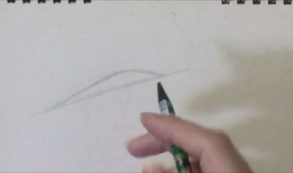 تغییر فرم پلک و ایجاد حالت خمار در آموزش نقاشی چشم