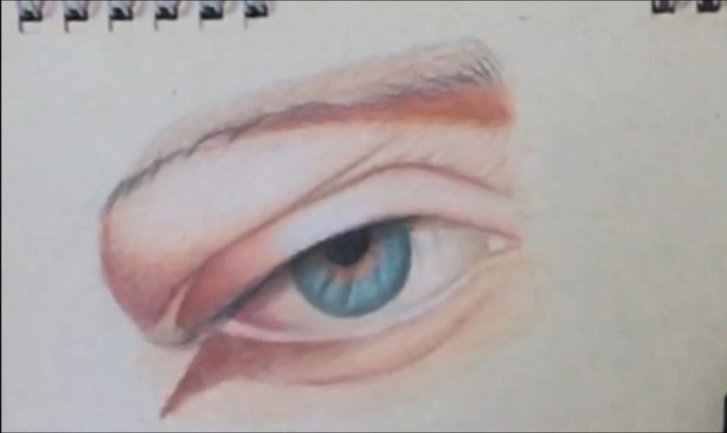 تمیز کردن نواحی نور آموزش نقاشی حرفه ای چشم و آماده سازی برای مژه ها