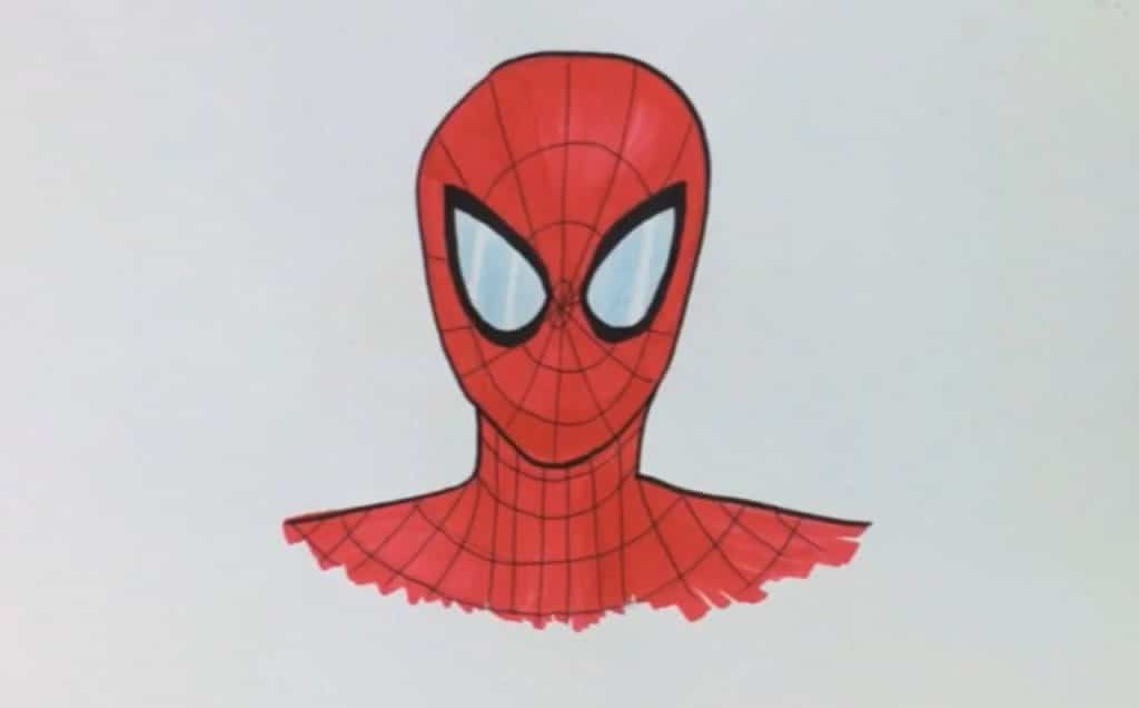 نقاشی مرد عنکبوتی پسرانه برای مدرسه | آموزش نقاشی مرحله به مرحله اسپایدرمن