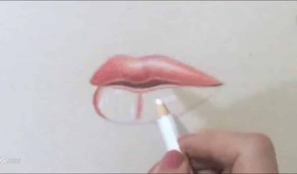 ایجاد نورهای لایهای و فاصلهگذاری مناسب بین بخشهای لب