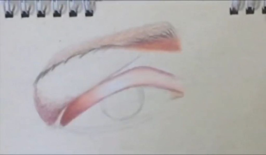 سایهزنی سینه ابرو و جهت ابرو