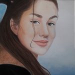 سفارش نقاشی چهره با مداد رنگی