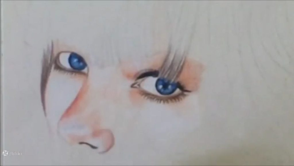 ایجاد سرخی و تیره به روشن در طراحی چهره تیلور سوئیفت