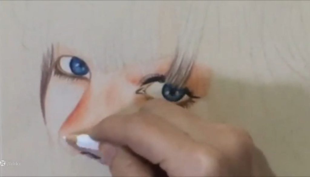 فیکس نهایی و سایهزنی زیر بینی در طراحی چهره تیلور سوئیفت