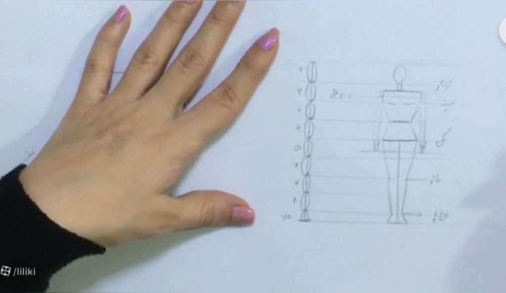 طراحی فیگور و جایگذاری دستها