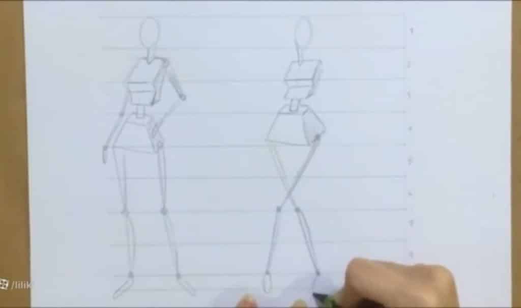 تکمیل پاها در فیگور ضربدری