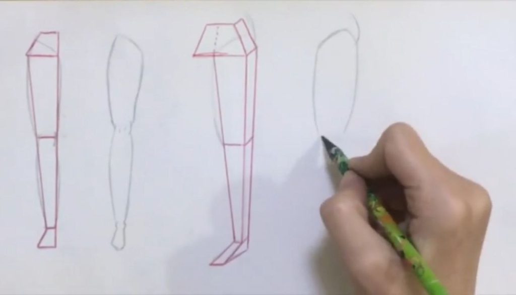 فرم باسن و زیر باسن در آموزش طراحی فیگور آسان