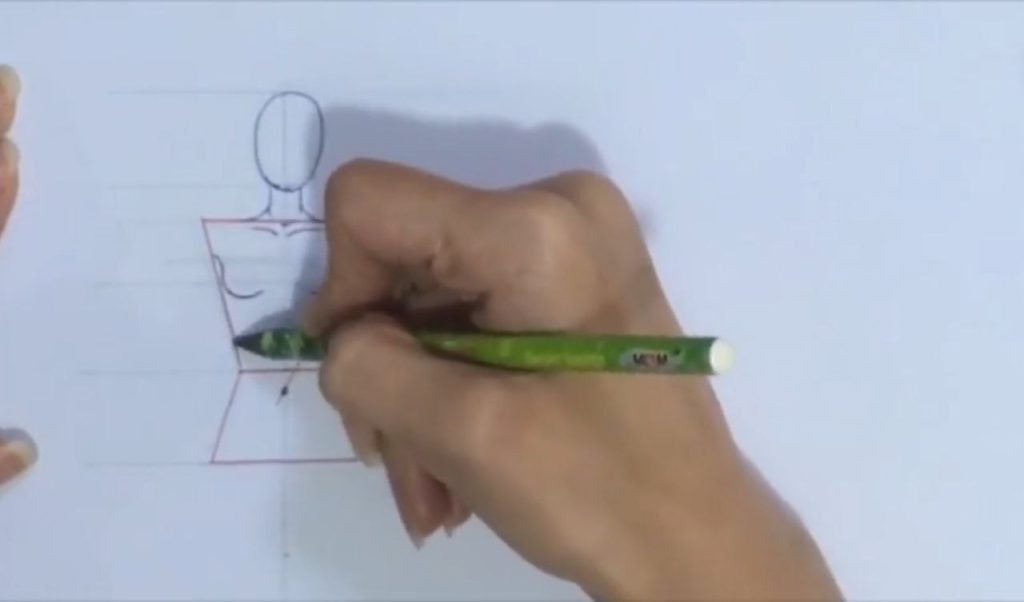 اشاره به آموزش چهره و جزئیات قفسه سینه