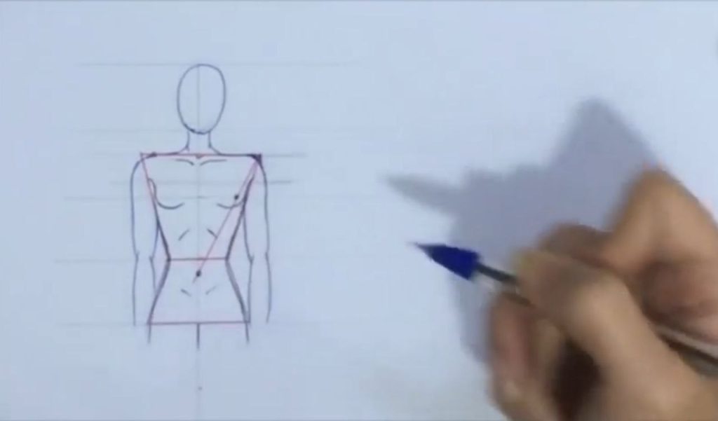 موقعیت آرنجها و تکمیل سرشانهها