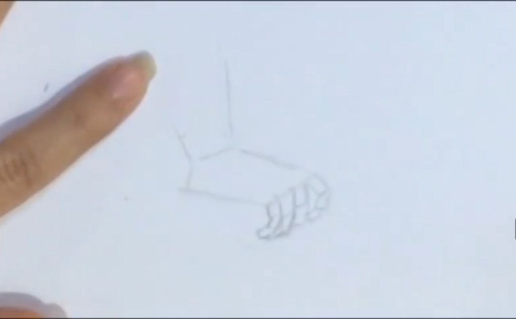 اصلاح سایز کف دست و گرد کردن خطوط